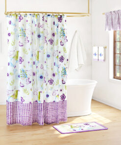 Spring Gnome Shower Curtain, Hand Towels, Valance or Hooks