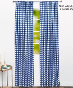 United Plaids Window Panel 50" x63" or 50" x 84"