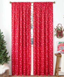 Christmas at the Barn Window Panel 50" x 63"